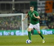 14 November 2012; Stephen Ward, Republic of Ireland. Friendly International, Republic of Ireland v Greece, Aviva Stadium, Lansdowne Road, Dublin. Picture credit: Matt Browne / SPORTSFILE