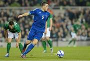 14 November 2012; Kyriakos Papadopoulos, Greece, in action against the Republic of Ireland. Friendly International, Republic of Ireland v Greece, Aviva Stadium, Lansdowne Road, Dublin. Picture credit: Matt Browne / SPORTSFILE