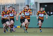 17 November 2012; Craig Ronaldson, Lansdowne, in action against UL Bohemian. Ulster Bank League Division 1A, Lansdowne v UL Bohemian, Aviva Stadium, Lansdowne Road, Dublin. Picture credit: Matt Browne / SPORTSFILE