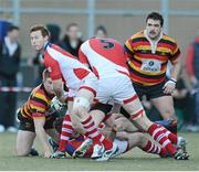 17 November 2012; Cathal Sheridan, UL Bohemian, in actiuon against Lansdowne. Ulster Bank League Division 1A, Lansdowne v UL Bohemian, Aviva Stadium, Lansdowne Road, Dublin. Picture credit: Matt Browne / SPORTSFILE