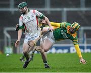 18 November 2012; Enda Meagher, Rathdowney / Errill,  in action against Peter Healion, Kilcormac / Killoughey, AIB Leinster GAA Hurling Senior Championship Semi-Final, Kilcormac / Killoughey, Offaly v Rathdowney / Errill, Laois, O'Connor Park, Tullamore, Co. Offaly. Picture credit: David Maher / SPORTSFILE