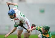 18 November 2012; Brian Campion, Rathdowney / Errill,  in action against Tomas Geraghty, Kilcormac / Killoughey, AIB Leinster GAA Hurling Senior Championship Semi-Final, Kilcormac / Killoughey, Offaly v Rathdowney / Errill, Laois, O'Connor Park, Tullamore, Co. Offaly. Picture credit: David Maher / SPORTSFILE