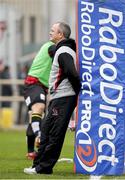 18 November 2012;  Ulster head coach Mark Anscombe. Celtic League, Round 4, Zebre v Ulster, Stadio XXV Aprile, Parma, Italy. Picture credit: Roberto Bregani / SPORTSFILE