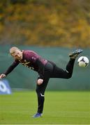 19 November 2012; Ireland's Keith Earls during squad training ahead of their side's Autumn International match against Argentina on Saturday. Ireland Rugby Squad Training, Carton House, Maynooth, Co. Kildare. Picture credit: Brendan Moran / SPORTSFILE