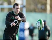 20 November 2012; Ireland's Denis Hurley during squad training ahead of their side's Autumn International match against Argentina on Saturday. Ireland Rugby Squad Training, Carton House, Maynooth, Co. Kildare. Picture credit: Matt Browne / SPORTSFILE