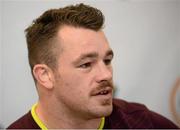 23 November 2012; Ireland's Cian Healy during a press conference ahead of their side's Autumn International match against Argentina on Saturday. Ireland Rugby Squad Press Conference, Aviva Stadium, Lansdowne Road, Dublin. Picture credit: Brian Lawless / SPORTSFILE