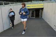 23 November 2012; Argentina captain Juan Martín Fernández Lobbe arrives for the captain's run ahead of their side's Autumn International match against Ireland on Saturday. Argentina Rugby Squad Captain's Run, Aviva Stadium, Lansdowne Road, Dublin. Picture credit: Brian Lawless / SPORTSFILE