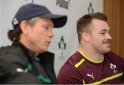 23 November 2012; Ireland's Cian Healy during a press conference ahead of their side's Autumn International match against Argentina on Saturday. Ireland Rugby Squad Press Conference, Aviva Stadium, Lansdowne Road, Dublin. Picture credit: Brian Lawless / SPORTSFILE