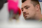 23 November 2012; Ireland's Cian Healy during a press conference ahead of their side's Autumn International match against Argentina on Saturday. Ireland Rugby Squad Press Conference, Aviva Stadium, Lansdowne Road, Dublin. Picture credit: Brian Lawless / SPORTSFILE