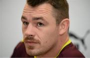 23 November 2012; Ireland's Cian Healy during a press conference ahead of their side's Autumn International match against Argentina on Saturday. Ireland Rugby Squad Press Conference, Aviva Stadium, Lansdowne Road, Dublin. Picture credit: Brian Lawless / SPORTSFILE