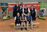 24 November 2012; The Blue Dolphin Special Olympics Club, Wicklow, who won the Women's National Basketball Cup. 2012 Special Olympics Ireland Women's National Basketball Cup, Gormanston College, Co. Meath. Photo by Sportsfile