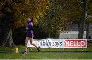 18 November 2012; A banner on display during the New York Dublin Marathon. The marathon was organised as a result of the cancellation of the official New York marathon due to the devastation caused by Hurricane Sandy. Phoenix Park, Dublin. Picture credit: Brian Lawless / SPORTSFILE