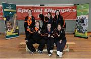 24 November 2012; Killester Special Olympics Club, Dublin, who came 3rd in the Women's National Basketball Plate. 2012 Special Olympics Ireland National Women's Basketball Plate, Gormanston College, Co. Meath. Photo by Sportsfile