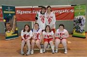 24 November 2012; Limerick City Special Olympics Club who came 4th in the Women's National Basketball Cup. 2012 Special Olympics Ireland Women's National Basketball Cup, Gormanston College, Co. Meath. Photo by Sportsfile