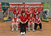 24 November 2012; Shrewleen Athy Special Olympics Club who came 3rd in the Women's National Basketball Cup. 2012 Special Olympics Ireland Women's National Basketball Cup, Gormanston College, Co. Meath. Photo by Sportsfile