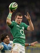 24 November 2012; Peter O'Mahony, Ireland. Autumn International, Ireland v Argentina, Aviva Stadium, Lansdowne Road, Dublin. Picture credit: Brendan Moran / SPORTSFILE