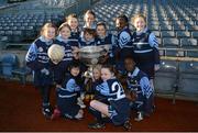 27 November 2012; Players from Scoil Archbishop Ryan, Balgaddy, Co. Dublin, with the Sam Maguire Cup during their Allianz Cumann na mBunscol Final. Some 1,200 players took part over the two day finals. Croke Park, Dublin. Picture credit: Ray McManus / SPORTSFILE