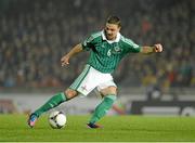 14 November 2012; Chris Baird, Northern Ireland. 2014 FIFA World Cup Qualifier Group F, Northern Ireland v Azerbaijan, Windsor Park, Belfast, Co. Antrim. Picture credit: Oliver McVeigh / SPORTSFILE