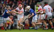 25 November 2012; Eddie Barrett, De La Salle, is tackled by Michael O'Brien, Thurles Sarsfields. AIB Munster GAA Hurling Senior Club Championship Final, De La Salle, Waterford v Thurles Sarsfields, Tipperary, Pairc Ui Chaoimh, Cork. Picture credit: Stephen McCarthy / SPORTSFILE