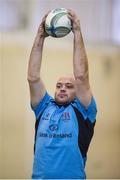 4 December 2012; Ulster's Rory Best in action during squad training ahead of their Heineken Cup 2012/13 match against Northampton Saints on Friday. Ulster Rugby Squad Training, University of Ulster, Jordanstown, Co. Antrim. Picture credit: Oliver McVeigh / SPORTSFILE