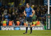 15 December 2012; A dejected Devin Toner, Leinster, after the game. Heineken Cup 2012/13, Pool 5, Round 4, Leinster v ASM Clermont Auvergne, Aviva Stadium, Lansdowne Road, Dublin. Picture credit: Stephen McCarthy / SPORTSFILE
