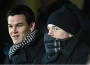 29 December 2012; Leinster's Brian O'Driscoll, right, and Jonathan Sexton before the game. Celtic League 2012/13, Round 12, Leinster v Connacht, RDS, Ballsbridge, Dublin. Picture credit: David Maher / SPORTSFILE