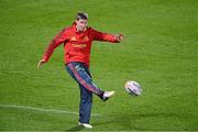 5 January 2013; Ronan O'Gara warms up before the start of the match. Celtic League 2012/13, Round 13, Munster v Cardiff Blues, Musgrave Park, Cork. Picture credit: Matt Browne / SPORTSFILE