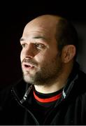 8 January 2013; Ulster's Rory Best during a press conference ahead of their side's Heineken Cup, Pool 4, Round 5, game against Glasgow Warriors on Friday. Ulster Rugby Squad Press Conference, Newforge Country Club, Belfast, Co. Antrim. Picture credit: Oliver McVeigh / SPORTSFILE