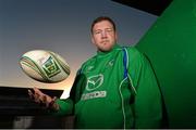 8 January 2013; Connacht's Michael Swift before a press conference ahead of their side's Heineken Cup, Pool 3, Round 5, game against Harlequins on Saturday. Connacht Rugby Press Conference, Sportsground, Galway. Picture credit: Diarmuid Greene / SPORTSFILE