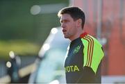 9 January 2013; Munster's Ronan O'Gara makes his way out for squad training ahead of their Heineken Cup, Pool 1, Round 5, game against Edinburgh on Sunday. Munster Rugby Squad Training, University of Limerick, Limerick. Picture credit: Diarmuid Greene / SPORTSFILE