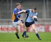 13 January 2013; Emmett Ó Conghaile, Dublin, in action against Dean Healy, Wicklow. Bórd na Móna O'Byrne Cup, Group B, Dublin v Wicklow, Parnell Park, Dublin. Picture credit: Brian Lawless / SPORTSFILE