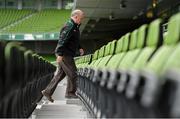 17 January 2013; Ireland head coach Declan Kidney in attendance at the squad announcement ahead of the Ireland Wolfhounds game and the RBS Six Nations Rugby Championship game away to Wales on Saturday the 2nd of February. Ireland Rugby Squad Announcement, Aviva Stadium, Lansdowne Road, Dublin. Picture credit: Brendan Moran / SPORTSFILE