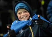 19 January 2013; Leinster supporter Henry Scott, age 12, from Navan, Co. Meath, ahead of the game. Heineken Cup, Pool 5, Round 6, Exeter Chiefs v Leinster, Sandy Park, Exeter, England. Picture credit: Stephen McCarthy / SPORTSFILE