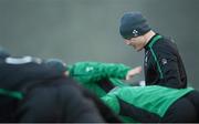22 January 2013; Ireland's Brian O'Driscoll in action during squad training ahead of the Ireland Wofhounds match against the England Saxons on January 25th and the opening RBS Six Nations Rugby Championship match against Wales on February 2nd. Ireland Rugby Squad Training, Carton House, Maynooth, Co. Kildare. Picture credit: Brendan Moran / SPORTSFILE