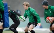 22 January 2013; Ireland's Andrew Trimble in action during squad training ahead of the Ireland Wofhounds match against the England Saxons on January 25th and the opening RBS Six Nations Rugby Championship match against Wales on February 2nd. Ireland Rugby Squad Training, Carton House, Maynooth, Co. Kildare. Picture credit: Brendan Moran / SPORTSFILE