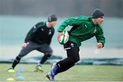 22 January 2013; Ireland's Ian Madigan in action during squad training ahead of the Ireland Wofhounds match against the England Saxons on January 25th and the opening RBS Six Nations Rugby Championship match against Wales on February 2nd. Ireland Rugby Squad Training, Carton House, Maynooth, Co. Kildare. Picture credit: Brendan Moran / SPORTSFILE