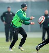 22 January 2013; Ireland out-half Ronan O'Gara in action during squad training ahead of the Ireland Wofhounds match against the England Saxons on January 25th and the opening RBS Six Nations Rugby Championship match against Wales on February 2nd. Ireland Rugby Squad Training, Carton House, Maynooth, Co. Kildare. Picture credit: Brendan Moran / SPORTSFILE