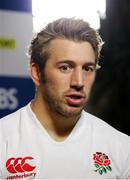 21 January 2013; England captain Chris Robshaw speaking at the launch of the 2013 RBS Six Nations Championship. The Hurlingham Club, Fulham, London, England. Picture credit: Andrew Fosker / SPORTSFILE