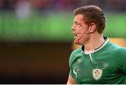 2 February 2013; Brian O'Driscoll, Ireland, picks up an injury to his ear. RBS Six Nations Rugby Championship, Wales v Ireland, Millennium Stadium, Cardiff, Wales. Picture credit: Stephen McCarthy / SPORTSFILE