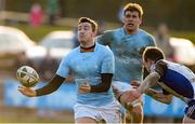 2 February 2013; Matt Jarvis, Garryowen, supported by team-mate TJ Anderson, in action against Brian Vaughan, Cork Constitution. Ulster Bank League, Division 1A, Garryowen v Cork Constitution, Dooradoyle, Limerick. Picture credit: Diarmuid Greene / SPORTSFILE