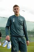 3 February 2013; Republic of Ireland's Jeff Hendrick during a management update ahead of their international friendly against Poland on Wednesday. Republic of Ireland Management Update, Gannon Park, Malahide, Co. Dublin. Picture credit: David Maher / SPORTSFILE