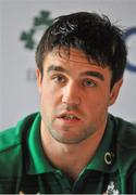 5 February 2013; Ireland's Conor Murray during a press conference ahead of their RBS Six Nations Rugby Championship match against England on Sunday. Ireland Rugby Press Conference, Carton House, Maynooth, Co. Kildare. Picture credit: Emma McTernan / SPORTSFILE