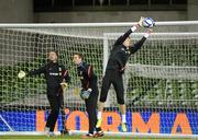 5 February 2013; Poland's Wojciech Szczesny in action during squad training ahead of their international friendly against the Republic of Ireland on Wednesday. Poland Squad Training, Aviva Stadium, Lansdowne Road, Dublin. Picture credit: David Maher / SPORTSFILE