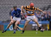 10 February 2013; James O'Shaughnessy, Fullen Gaels, in action against Michael Donnelly, Thomastown. AIB GAA Hurling All-Ireland Junior Club Championship Final, Fullen Gaels v Thomastown, Croke Park, Dublin. Photo by Sportsfile