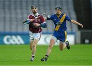 10 February 2013; Neil Prendergast, Clara, in action against Enda Cooney, St. Gabriel's. AIB GAA Hurling All-Ireland Intermediate Club Championship Final, Clara v St. Gabriel's, Croke Park, Dublin. Photo by Sportsfile