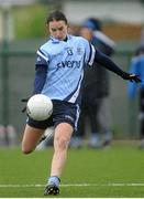 10 February 2013; Sinead Aherne, Dublin. TESCO HomeGrown Ladies National Football League, Division 1, Round 2, Chanel College, Coolock, Dublin. Picture credit: Pat Murphy / SPORTSFILE