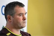 14 February 2013; Ireland assistant coach Anthony Foley during a press conference ahead of their side's RBS Six Nations Rugby Championship match against Scotland on Sunday 24th February. Ireland Rugby Press Conference, Dunboyne Castle Hotel, Maynooth, Co. Kildare. Picture credit: Brendan Moran / SPORTSFILE