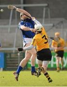 17 February 2013; Brian O'Meara, Munster, in action against Aaron Graffin, Ulster. M. Donnelly GAA Hurling Interprovincial Championship, Semi-Final, Ulster v Munster, Athletic Grounds, Armagh. Picture credit: Oliver McVeigh / SPORTSFILE