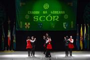 23 February 2013; The eventual winners Aghmore GAA Club, Co Mayo, performing in the 'Set Dancing' competition during the All-Ireland Scór na nÓg Championship Finals 2013. The Venue, Limavady Road, Derry. Picture credit: Ray McManus / SPORTSFILE