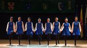 23 February 2013; The Maynooth GAA Club, Co Kildare, performing in the 'Figure Dancing' competition during the All-Ireland Scór na nÓg Championship Finals 2013. The Venue, Limavady Road, Derry. Picture credit: Ray McManus / SPORTSFILE